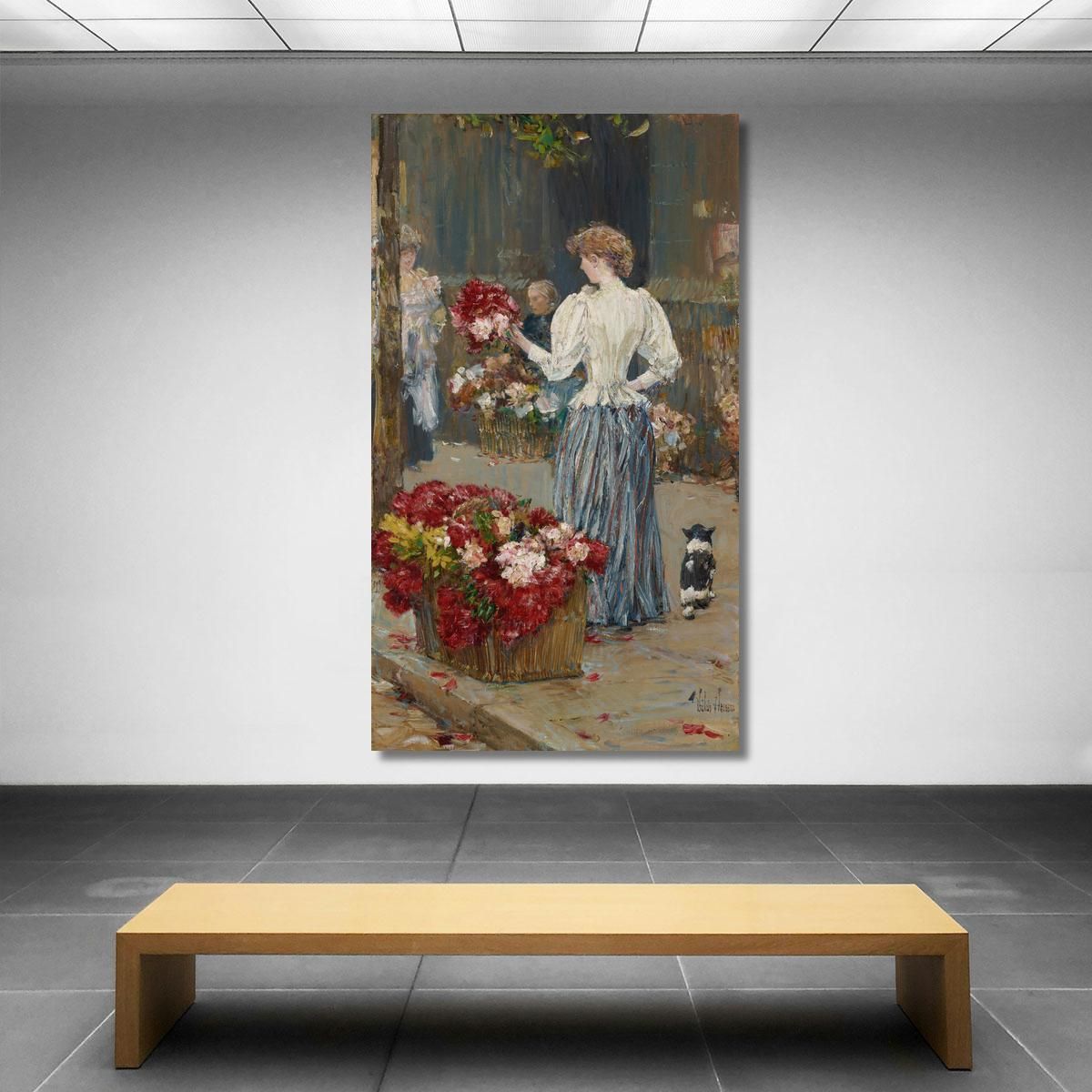 Flower Girl Childe Hassam chs21 canvas print 
