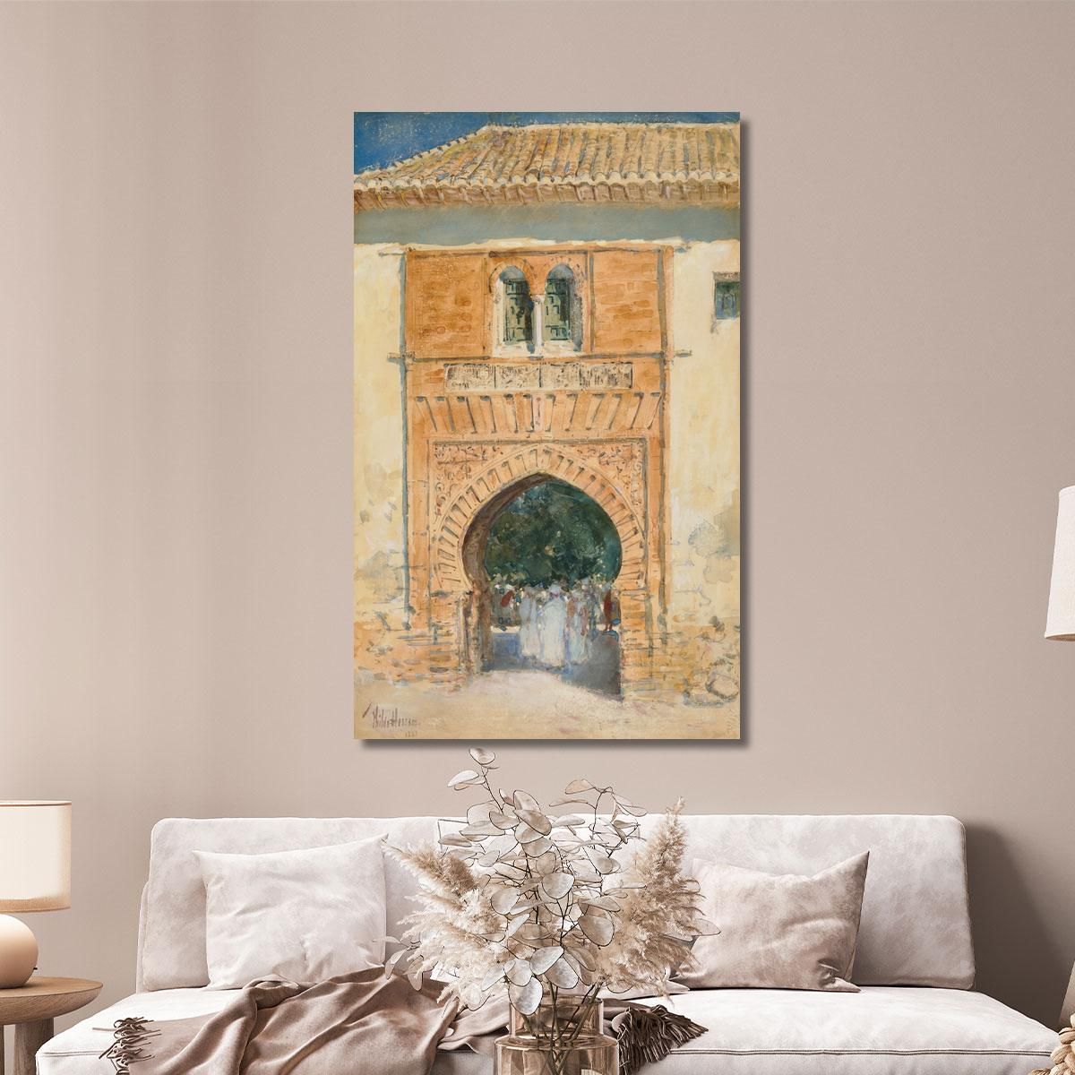 Gate Of The Alhambra Childe Hassam chs22 canvas print 