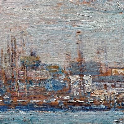 Harbor Of A Thousand Masts Childe Hassam chs24 canvas print