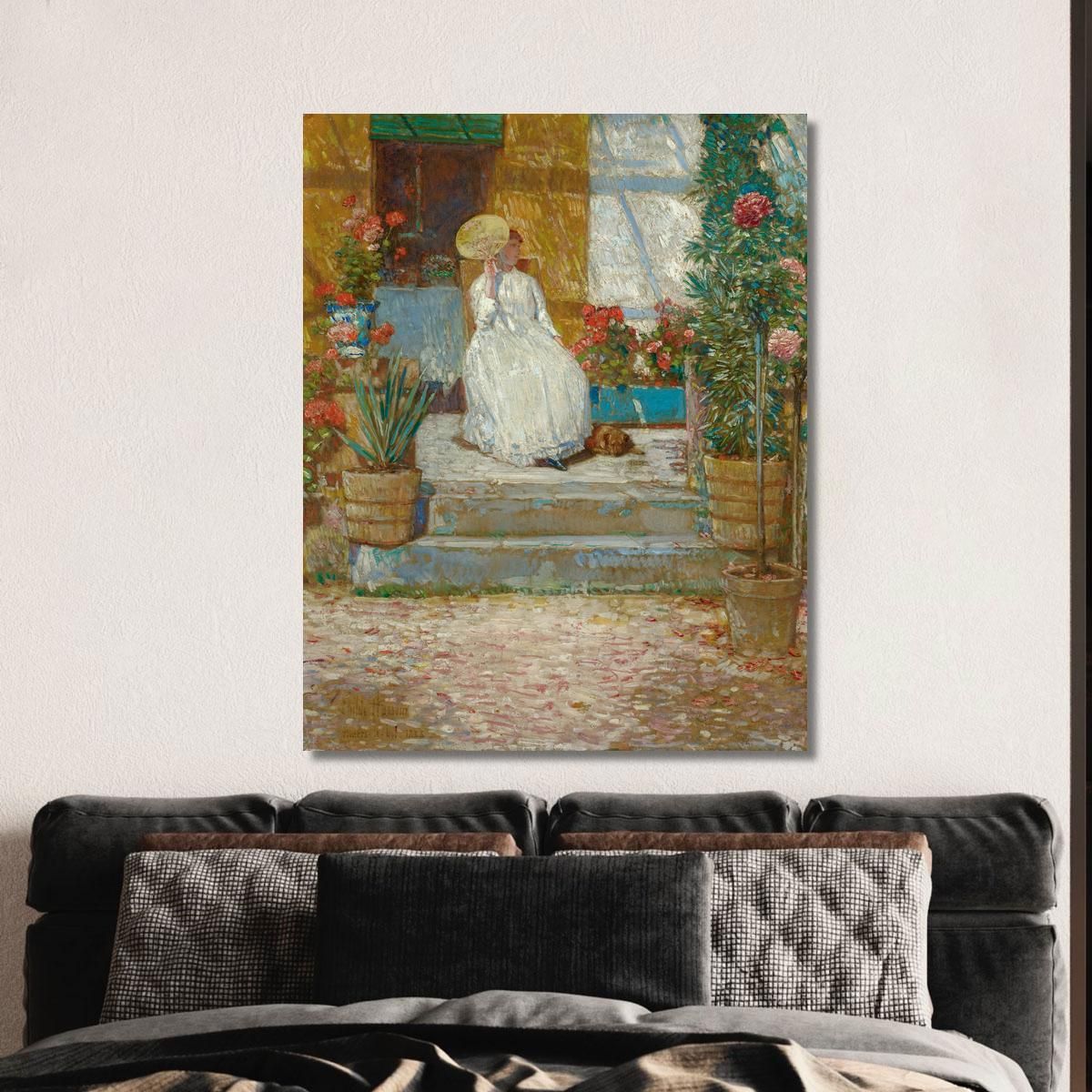 In The Sun Childe Hassam chs28 canvas print 