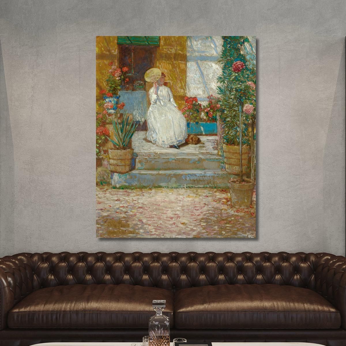 In The Sun Childe Hassam chs28 canvas print 