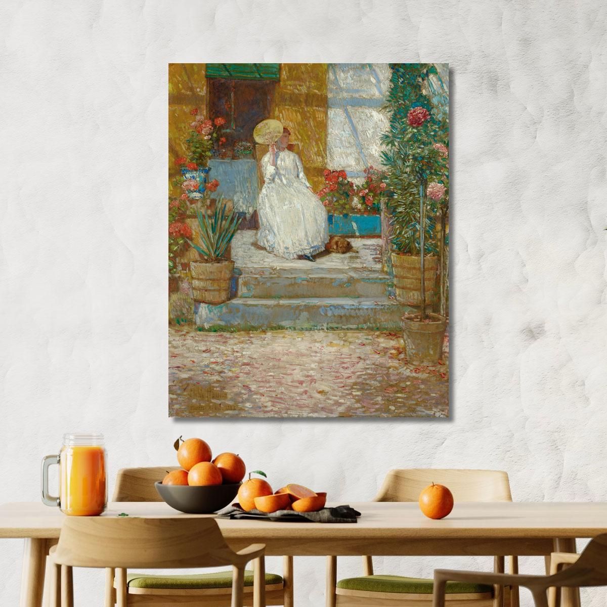 In The Sun Childe Hassam chs28 canvas print 