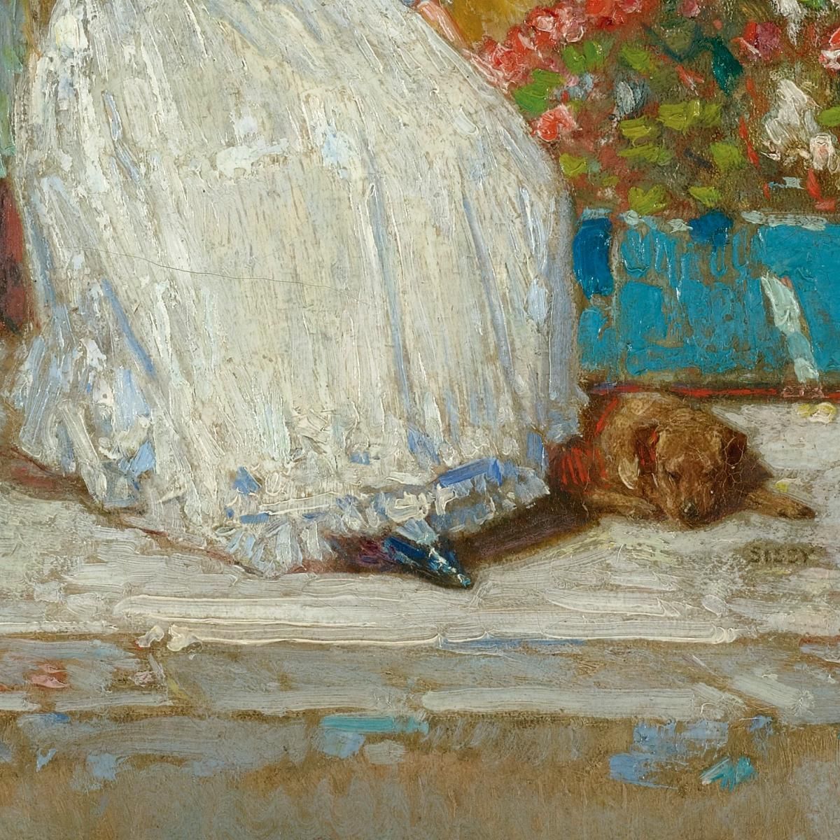 In The Sun Childe Hassam chs28 canvas print