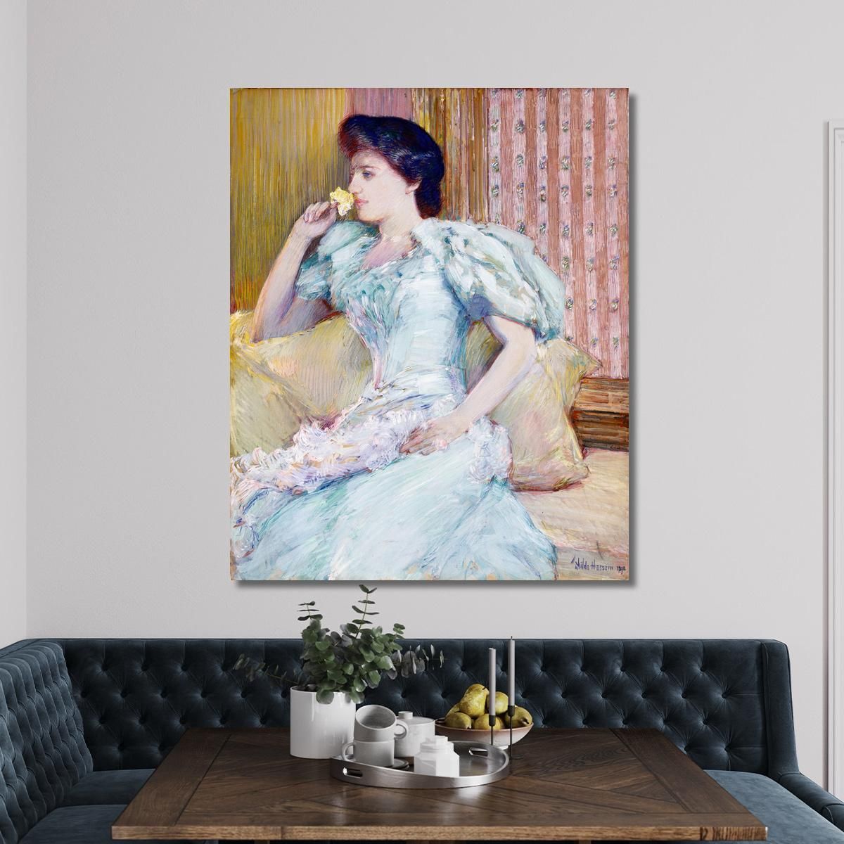 Lillie Lillie Langtry Childe Hassam chs34 canvas print 