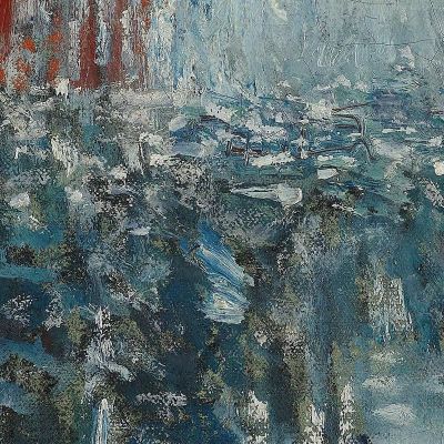 Rainy Day Fifth Avenue Childe Hassam chs58 canvas print
