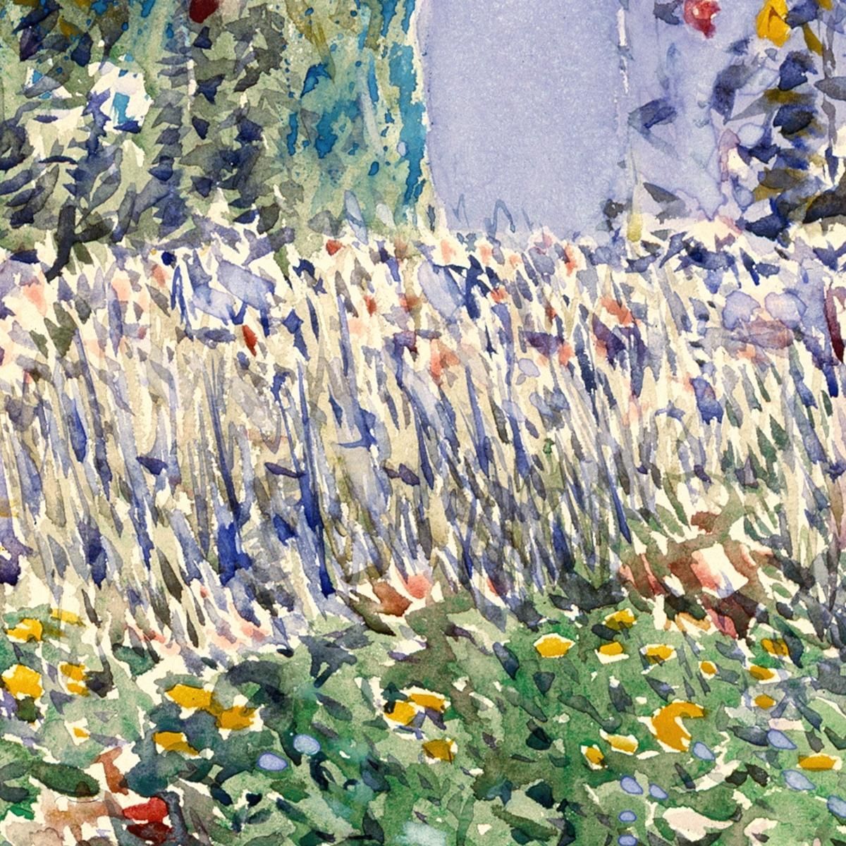 Thaxter'S Garden Childe Hassam chs73 canvas print
