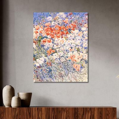 The Island Garden Childe Hassam chs78 canvas print 