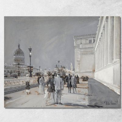 World'S Fair Chicago Childe Hassam chs92 canvas print