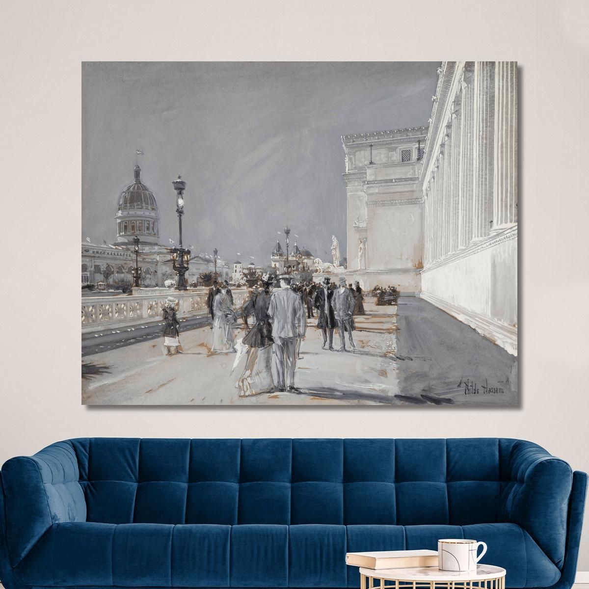 World'S Fair Chicago Childe Hassam chs92 canvas print 