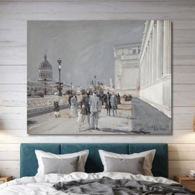 World'S Fair Chicago Childe Hassam chs92 canvas print 