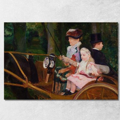 A Woman And A Girl Driving Mary Cassatt mcs2 canvas print 