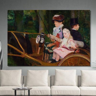 A Woman And A Girl Driving Mary Cassatt mcs2 canvas print 