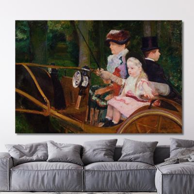 A Woman And A Girl Driving Mary Cassatt mcs2 canvas print 