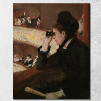 In The Loge Mary Cassatt mcs23 canvas print 