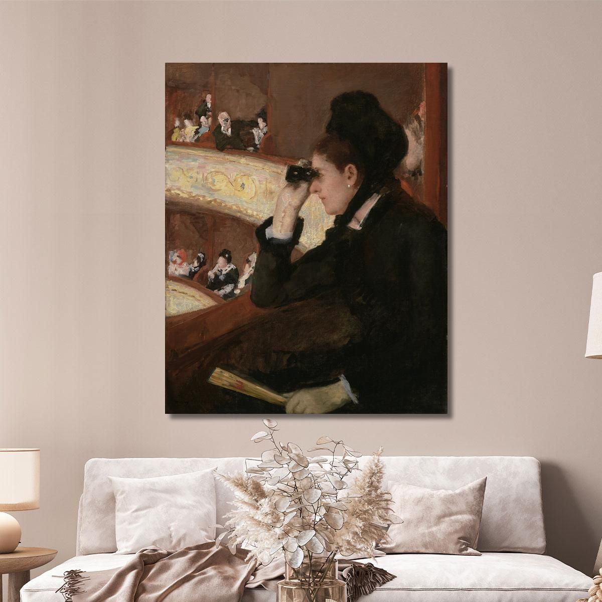 In The Loge Mary Cassatt mcs23 canvas print 