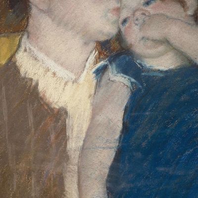 Mother'S Goodnight Kiss Mary Cassatt mcs34 canvas print