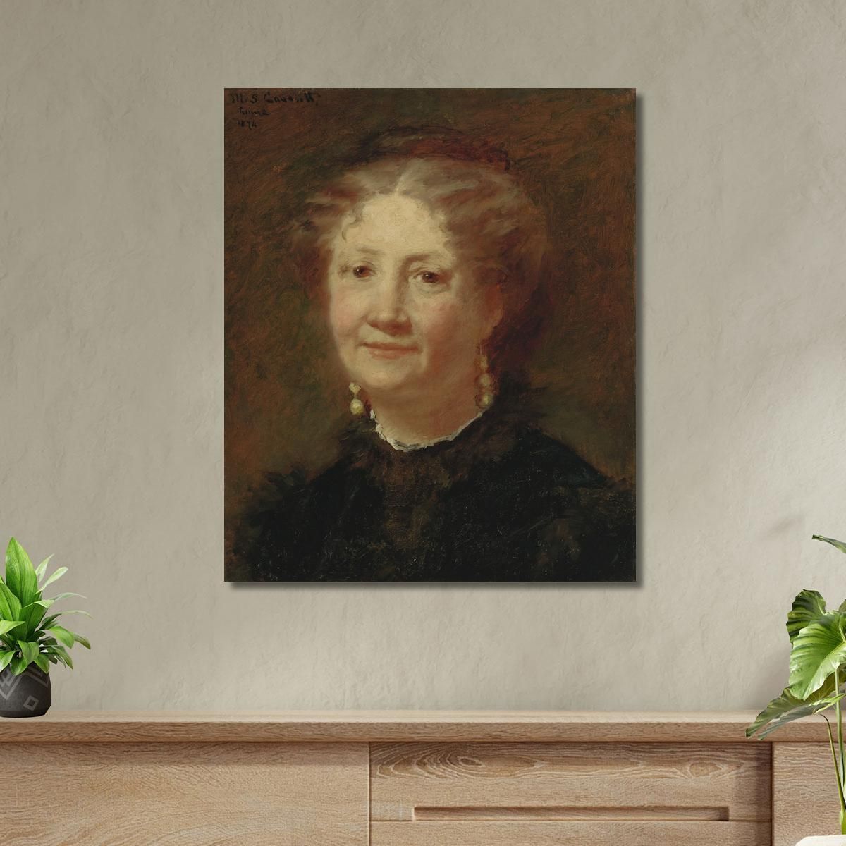 Portrait Of Mme Cortier Mary Cassatt mcs41 canvas print 