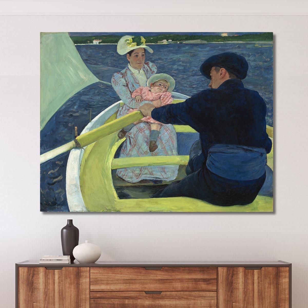 The Boating Party Mary Cassatt mcs51 canvas print 