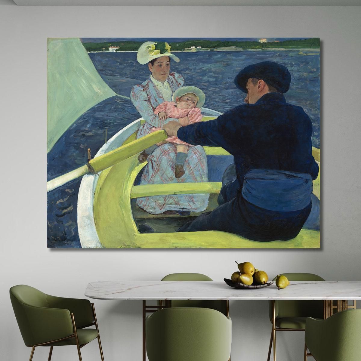 The Boating Party Mary Cassatt mcs51 canvas print 