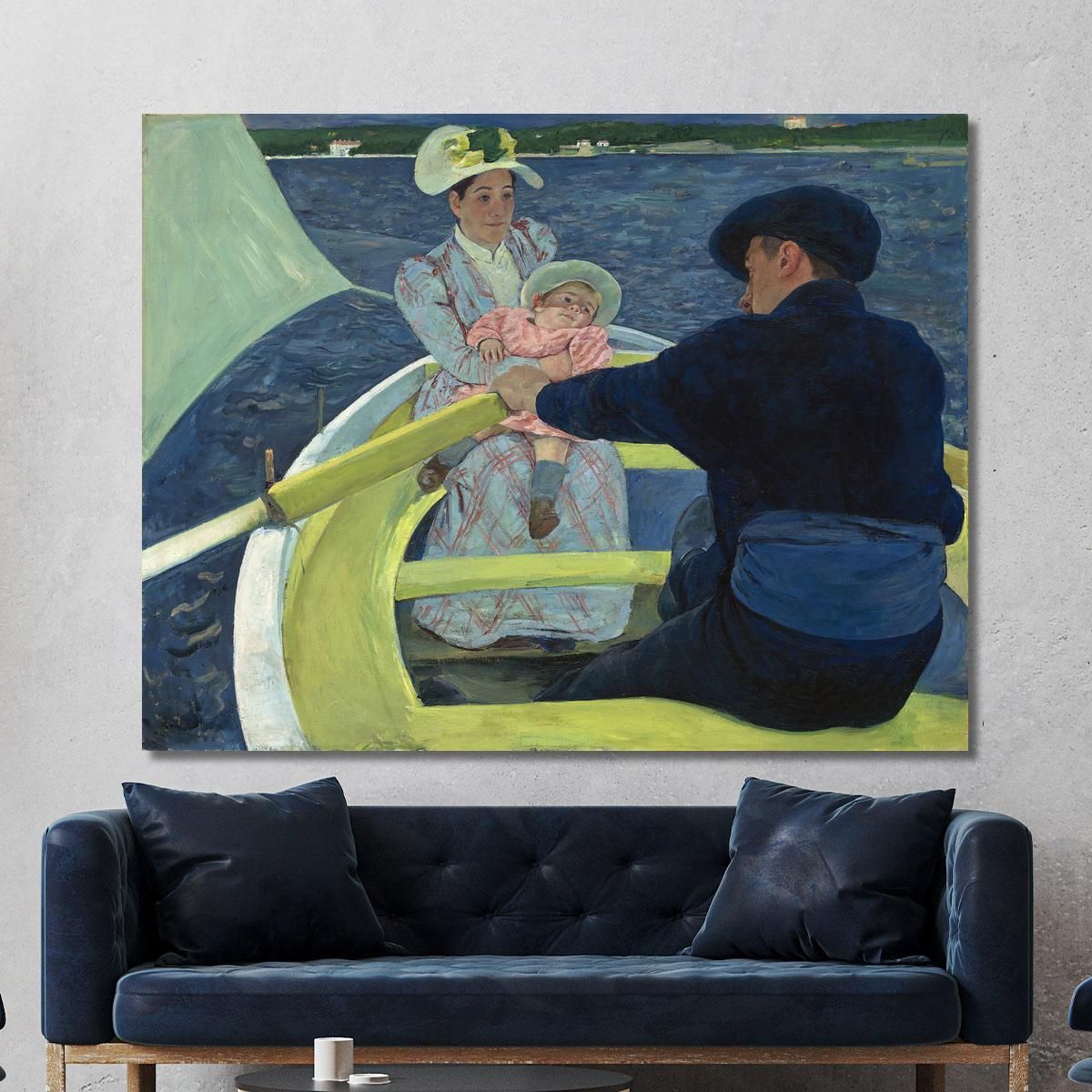 The Boating Party Mary Cassatt mcs51 canvas print 