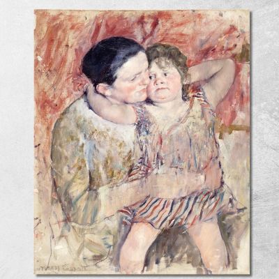 Woman And Child Mary Cassatt mcs60 canvas print 
