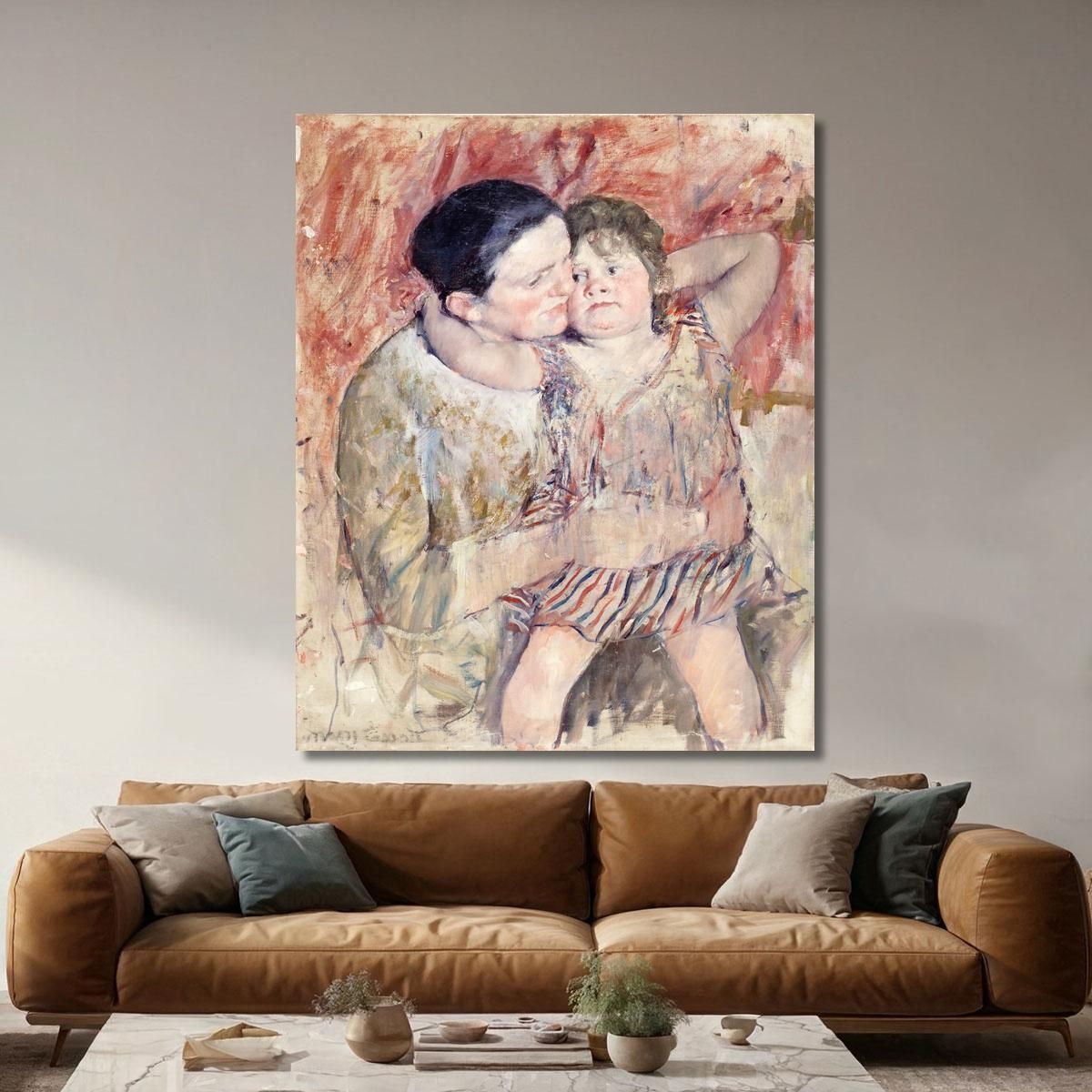 Woman And Child Mary Cassatt mcs60 canvas print 