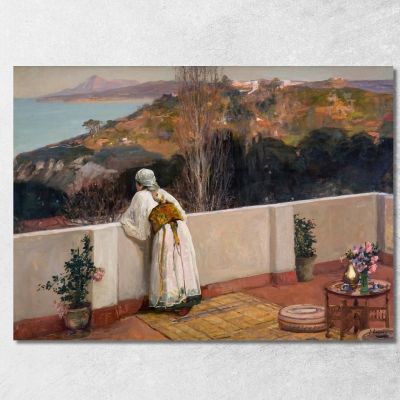 Evening Tangiers Sir John Lavery sjl19 canvas print 