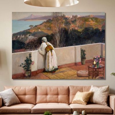 Evening Tangiers Sir John Lavery sjl19 canvas print 