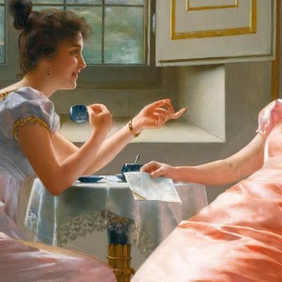 An Amusing Letter Vittorio Reggianini vrg7 canvas print