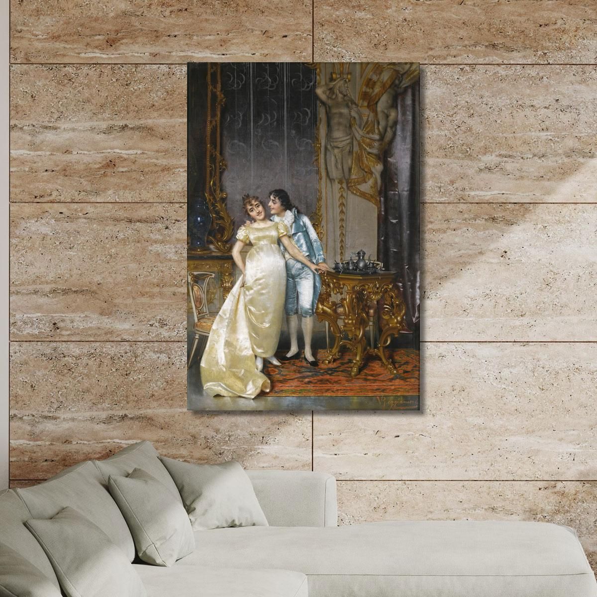 Flirtation Vittorio Reggianini vrg12 canvas print 