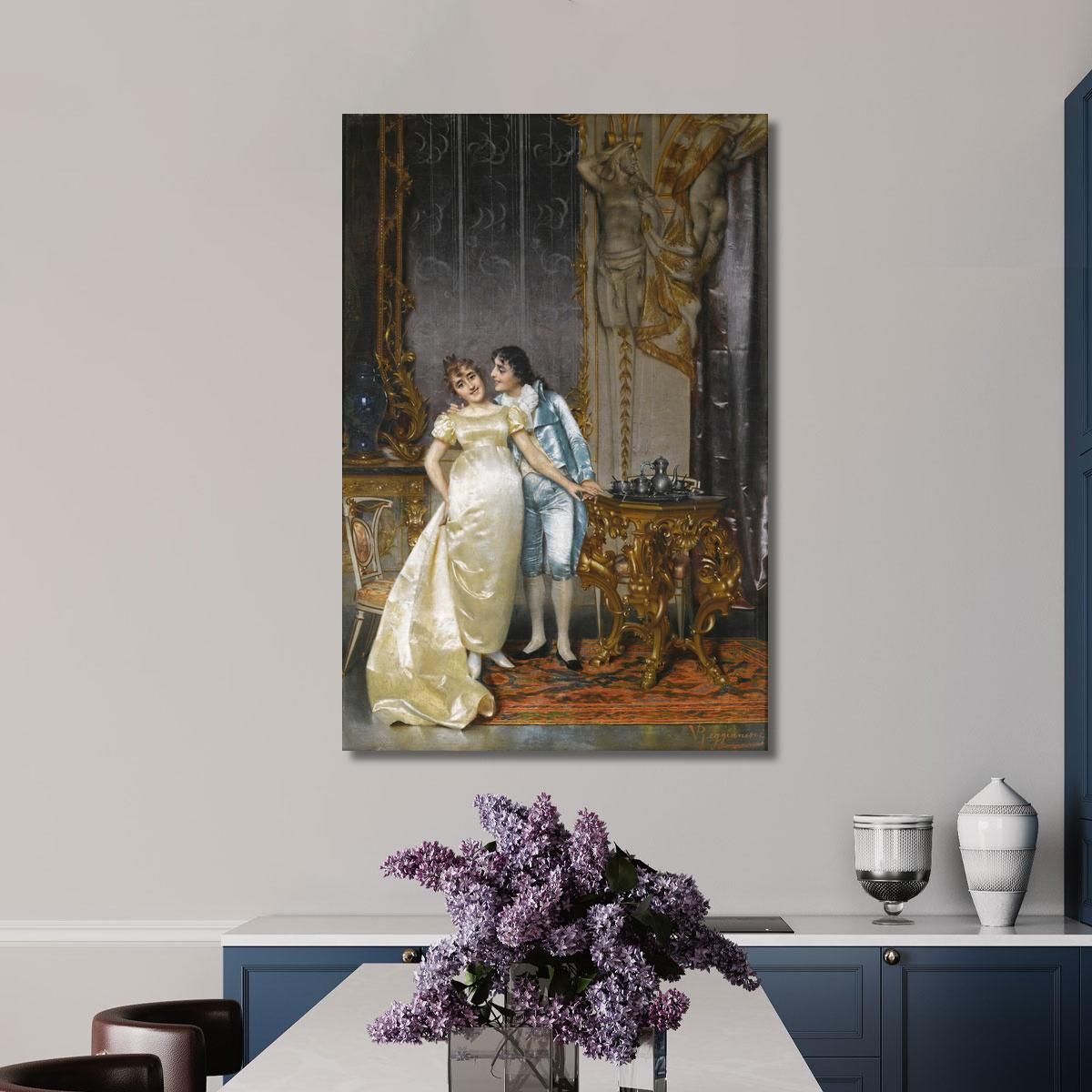 Flirtation Vittorio Reggianini vrg12 canvas print 