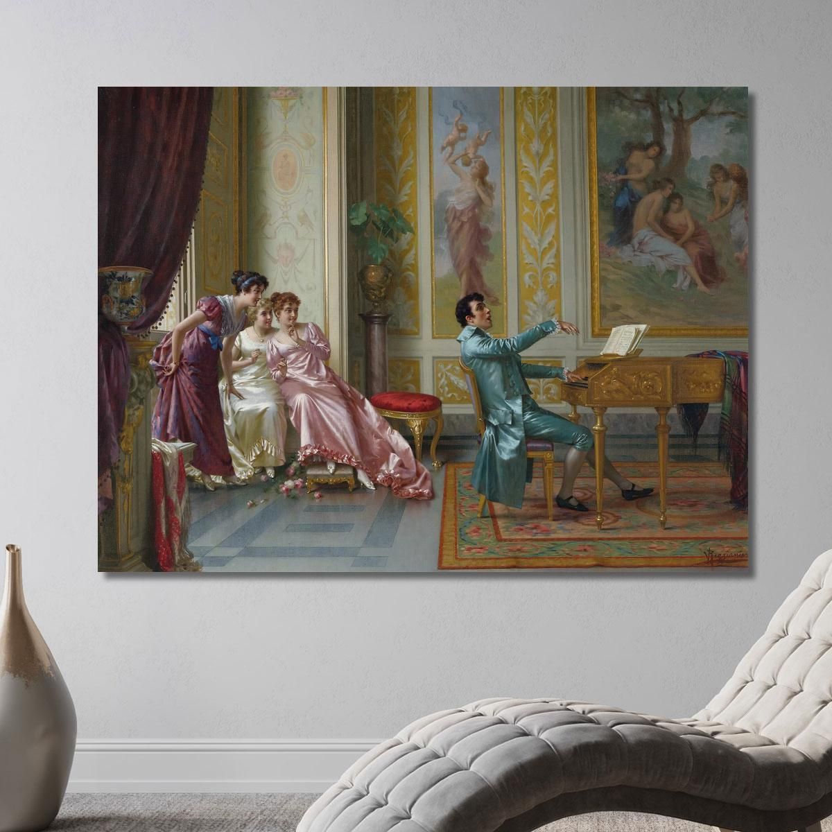 The Favorite Romance Vittorio Reggianini vrg13 canvas print 