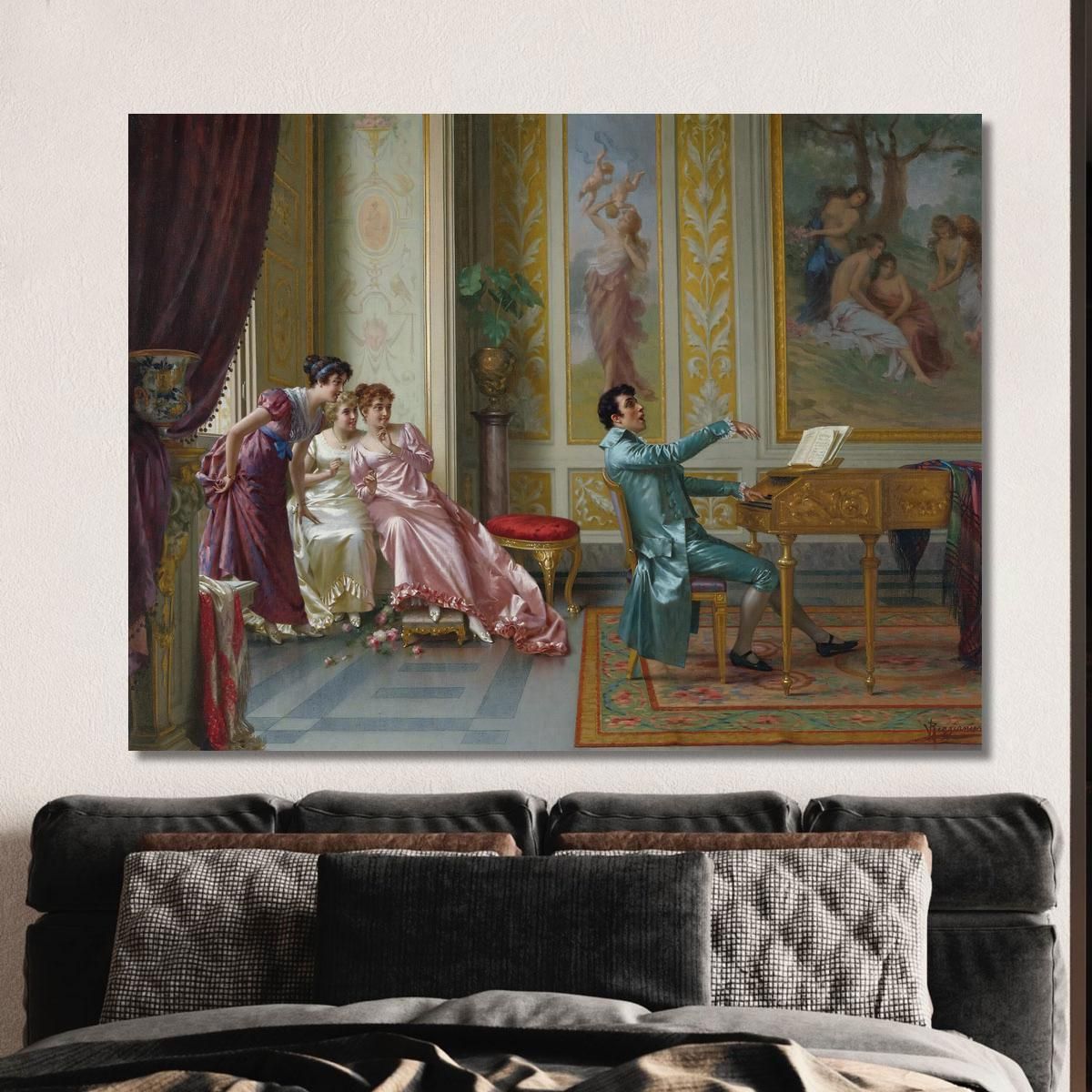 The Favorite Romance Vittorio Reggianini vrg13 canvas print 