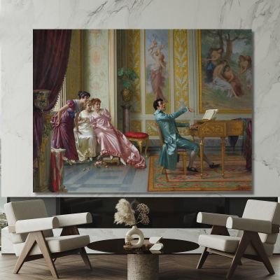 The Favorite Romance Vittorio Reggianini vrg13 canvas print 