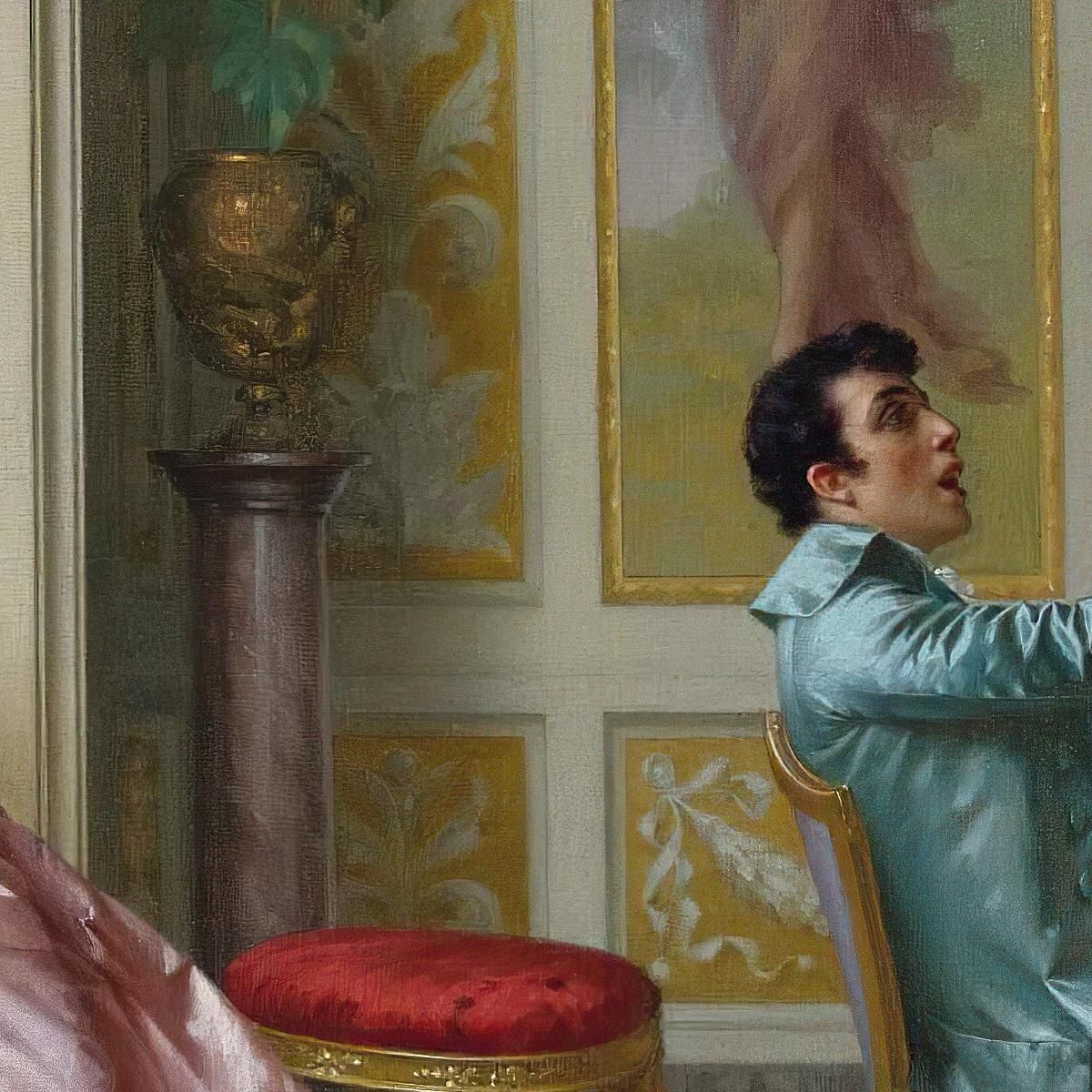 The Favorite Romance Vittorio Reggianini vrg13 canvas print