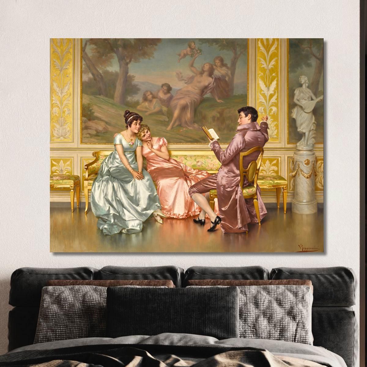 The Poetry Reading 2 Vittorio Reggianini vrg21 canvas print 