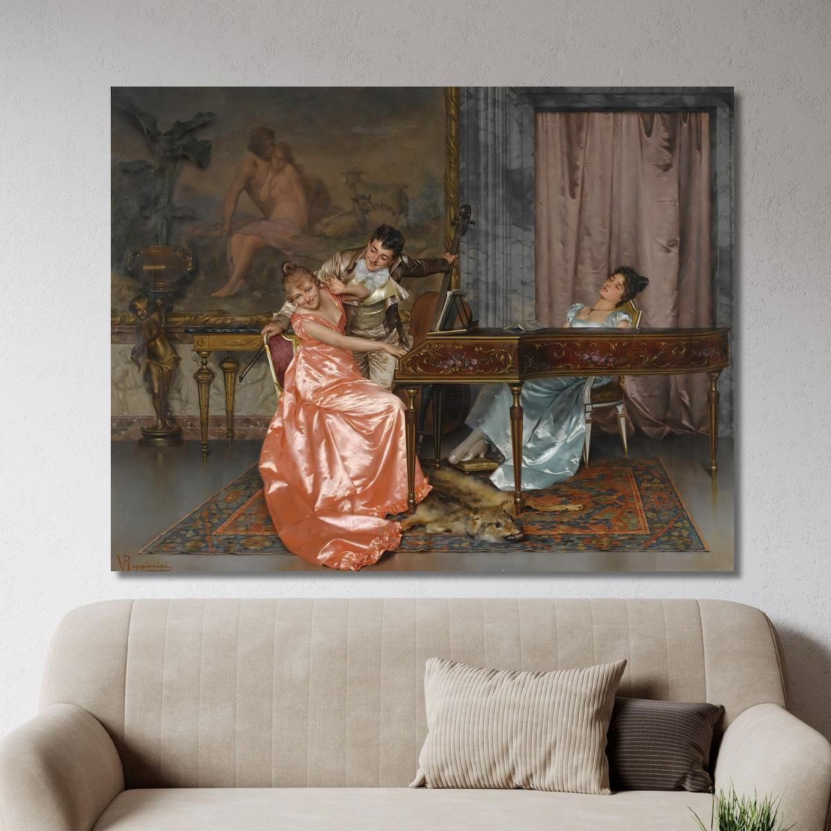 The Recital 2 Vittorio Reggianini vrg23 canvas print 