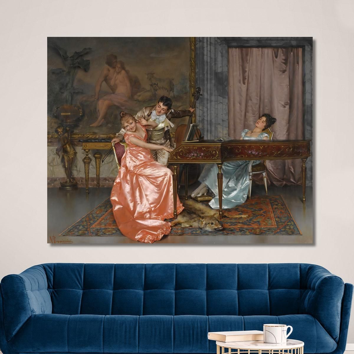 The Recital 2 Vittorio Reggianini vrg23 canvas print 