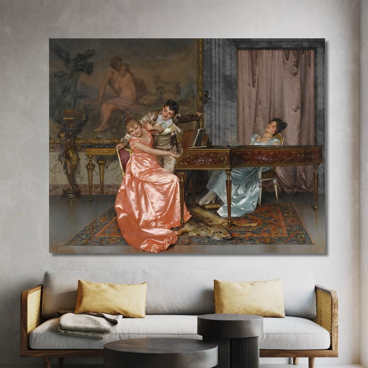 The Recital 2 Vittorio Reggianini vrg23 canvas print 