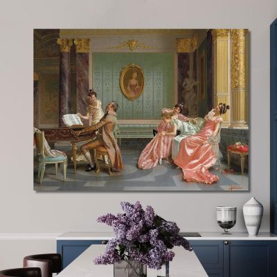 The Recital 3 Vittorio Reggianini vrg24 canvas print 