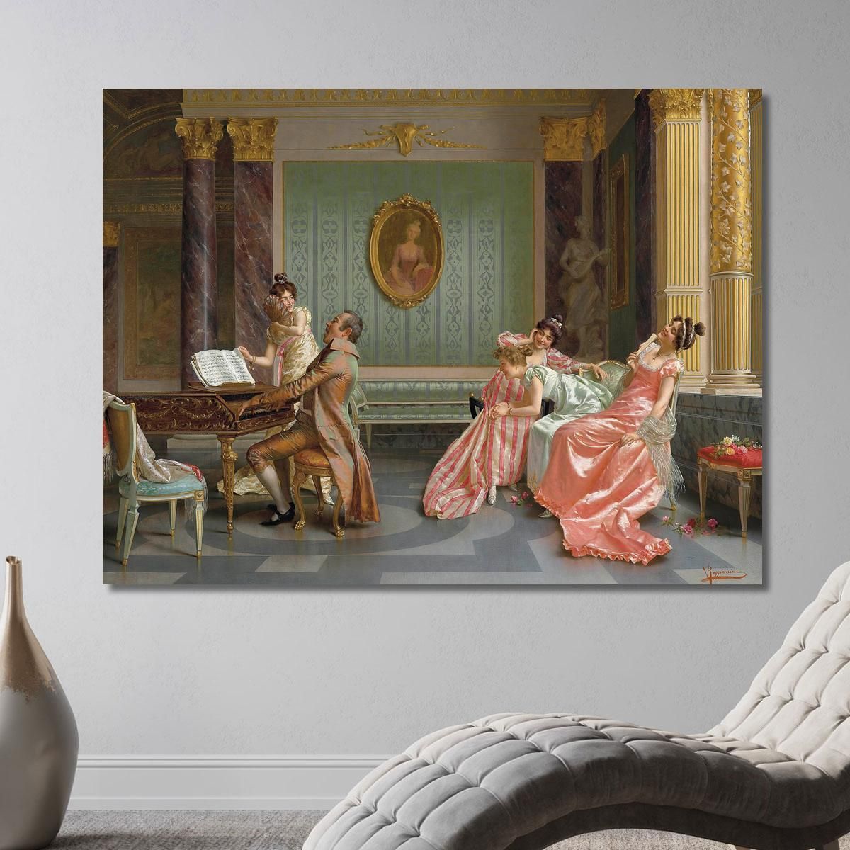 The Recital 3 Vittorio Reggianini vrg24 canvas print 