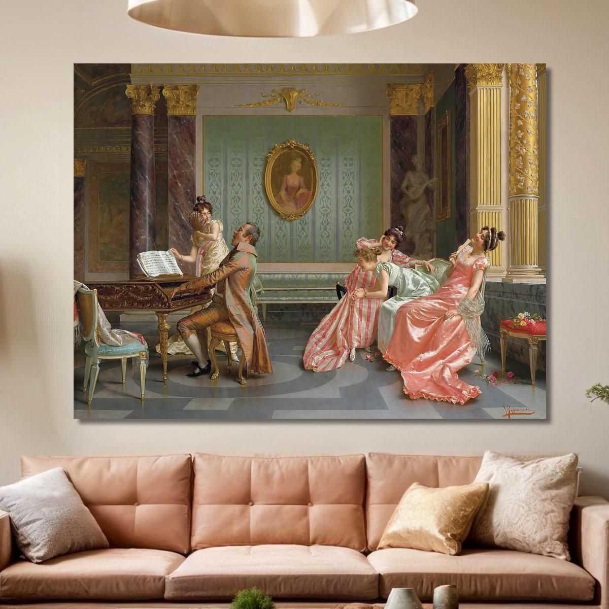 The Recital 3 Vittorio Reggianini vrg24 canvas print 