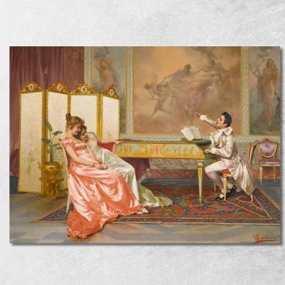 The Recital Vittorio Reggianini vrg25 canvas print 