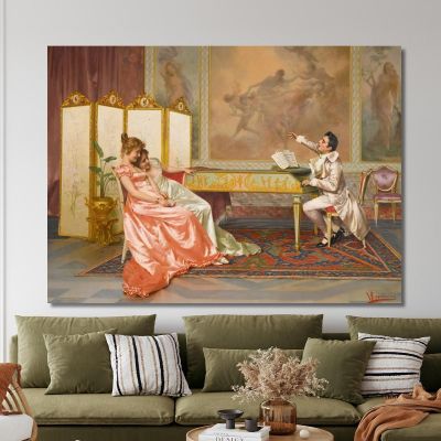 The Recital Vittorio Reggianini vrg25 canvas print 