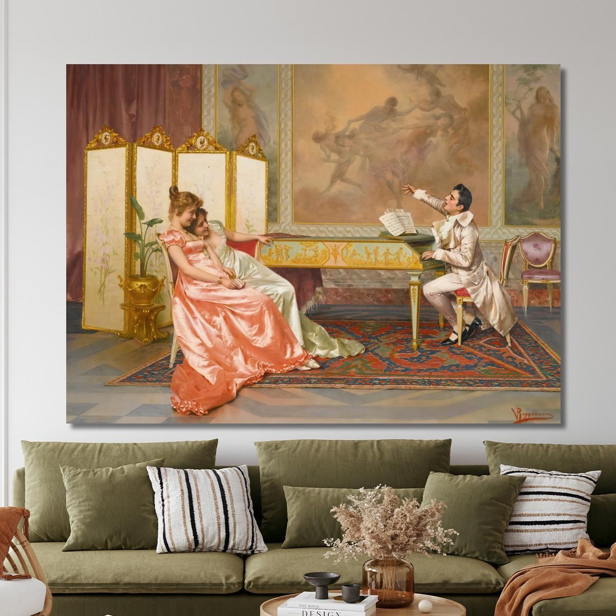 The Recital Vittorio Reggianini vrg25 canvas print 