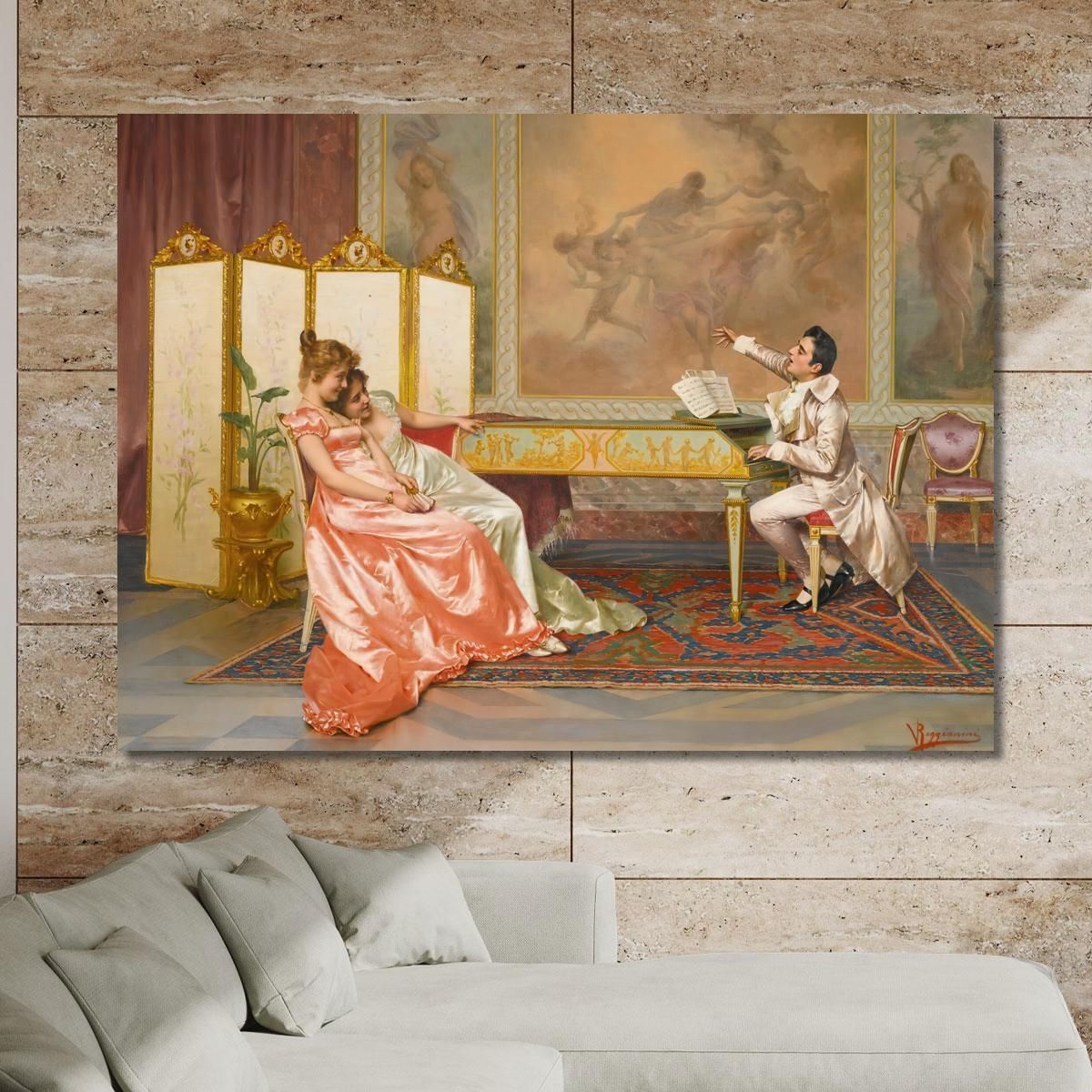 The Recital Vittorio Reggianini vrg25 canvas print 