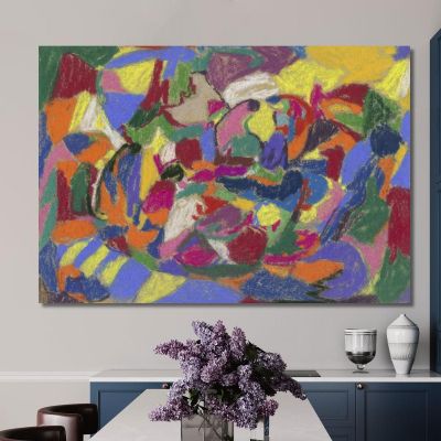 Abstract Composition Landscape Format Adolf Hölzel ahl2 canvas print 