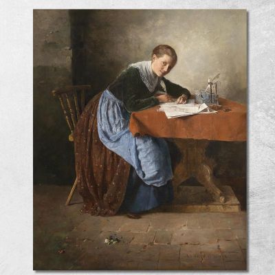 The Love Letter Adolf Hölzel ahl8 canvas print 