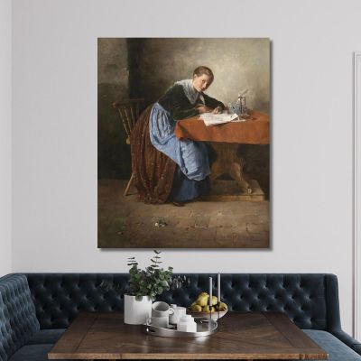 The Love Letter Adolf Hölzel ahl8 canvas print 