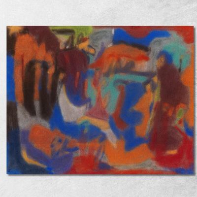 Figurative Composition 2 Adolf Hölzel ahl16 canvas print 